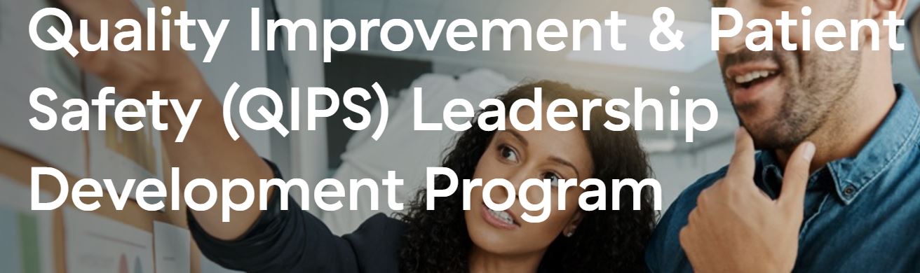 Quality Improvement and Patient Safety Leadership Program Banner